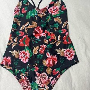Floral Delight Kids One Piece Swimsuit